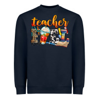 Navy teacher fuel Heavyweight Sweatshirt - Zillion Design Studio
