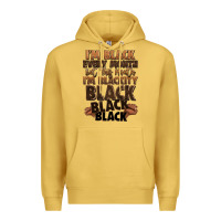 Antique Gold im black every month but this month im blackity bl Premium Hoodie - LillyAllenDesigns