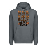 Rock im black every month but this month im blackity bl Premium Hoodie - LillyAllenDesigns