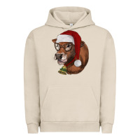 Pigment French Oak christmas glasses heifer Urban Hoodie - RanaPortraitStore