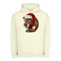 Pigment Pistachio christmas glasses heifer Urban Hoodie - RanaPortraitStore