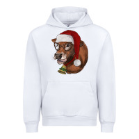 White christmas glasses heifer Urban Hoodie - RanaPortraitStore