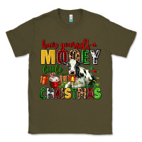 Army Green have yourself a mooey little christmas Classic Tee - AdoDesignShop