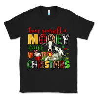 Black have yourself a mooey little christmas Classic Tee - AdoDesignShop
