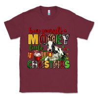 Burgundy have yourself a mooey little christmas Classic Tee - AdoDesignShop