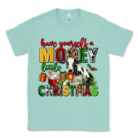 Seafoam have yourself a mooey little christmas Classic Tee - AdoDesignShop