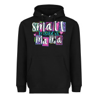Black small business mama Heavyweight Hoodie - MaliasSmallBusiness