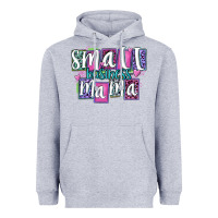 Heather Grey small business mama Heavyweight Hoodie - MaliasSmallBusiness
