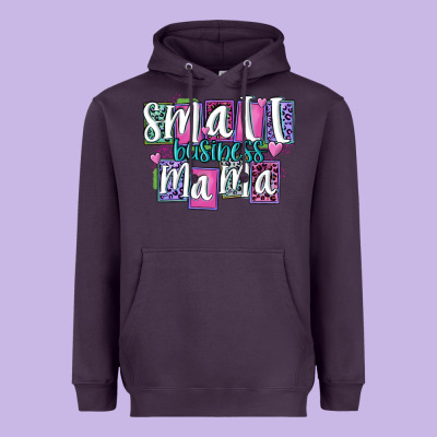 Small Business Mama Heavyweight Hoodie Designed By Maliassmallbusiness
