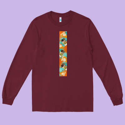 Pumpkin Caffee Long Sleeve Tee Designed By Bundleandbundleshop