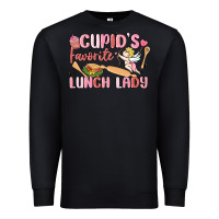 Black cupid's favorite lunch lady Premium Sweatshirt - MaliasSmallBusiness
