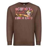 Chestnut cupid's favorite lunch lady Premium Sweatshirt - MaliasSmallBusiness