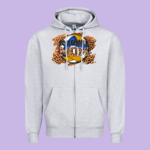 Volleyball Mom Zipper Hoodie Designed By Adodesignshop