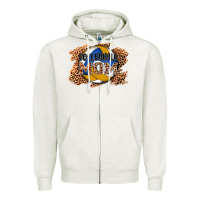Oatmeal Heather volleyball mom Zipper Hoodie - AdoDesignShop