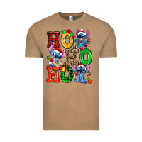 Vintage Coffee ho ho ho stitch Vintage Tee - AdoDesignShop