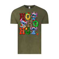 Vintage Olive ho ho ho stitch Vintage Tee - AdoDesignShop
