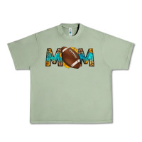 Oil Green western mom american football Urban Heavy Tee - HRA Design Shop