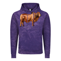 Cloud Purple brahman bull Vintage Hoodie - RanaPortraitStore