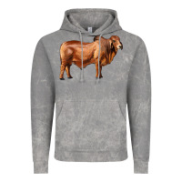 Cloud Rock brahman bull Vintage Hoodie - RanaPortraitStore