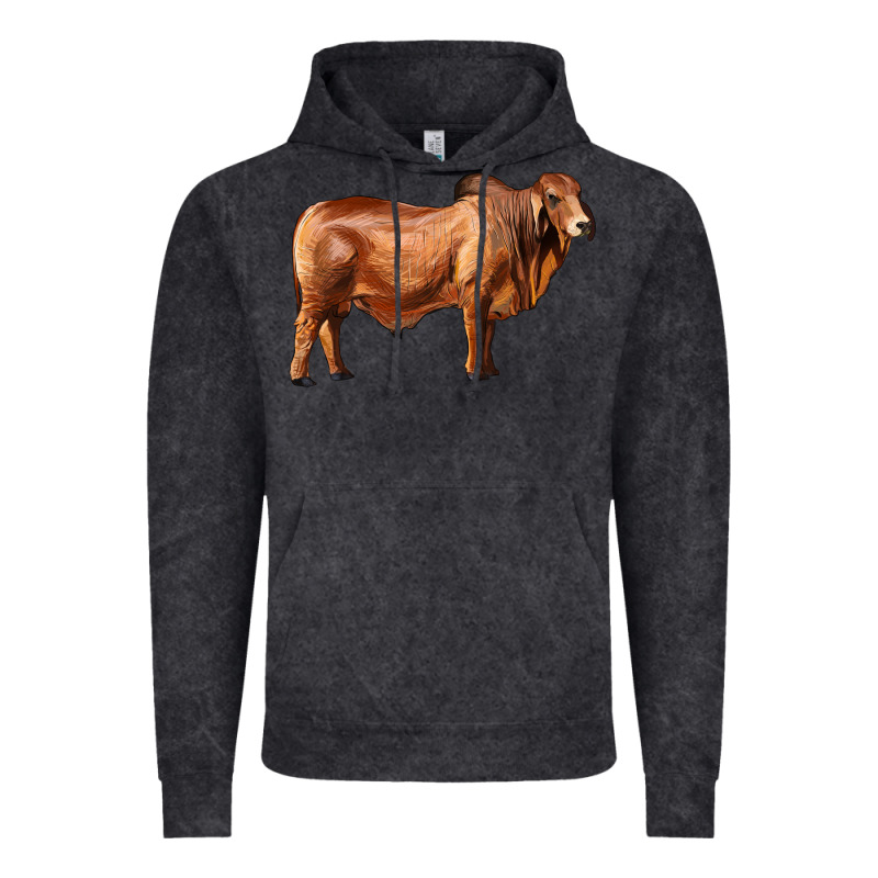 Brahman Bull Vintage Hoodie by RanaPortraitStore | Teevron