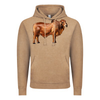 Vintage Coffee brahman bull Vintage Hoodie - RanaPortraitStore