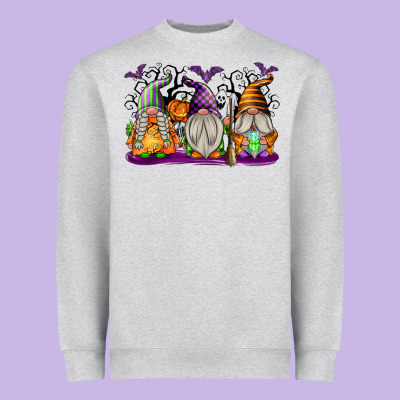 Halloween Gnomes Heavyweight Sweatshirt Designed By Texasbilliewilder