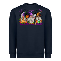 Navy Halloween Gnomes Heavyweight Sweatshirt - texasbilliewilder