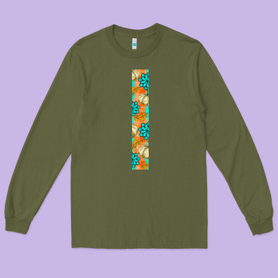 Fall Pumpkin Long Sleeve Tee Designed By Bundleandbundleshop