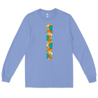Colony Blue fall pumpkin Long Sleeve Tee - BundleAndBundleShop