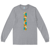 Heather Grey fall pumpkin Long Sleeve Tee - BundleAndBundleShop
