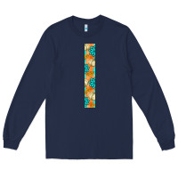 Navy fall pumpkin Long Sleeve Tee - BundleAndBundleShop
