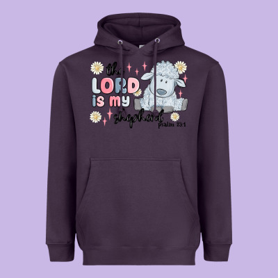 The Lord Is My Shepherd Heavyweight Hoodie Designed By Maliassmallbusiness