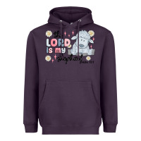 Plum the lord is my shepherd Heavyweight Hoodie - MaliasSmallBusiness