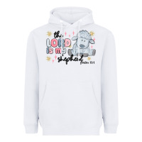 White the lord is my shepherd Heavyweight Hoodie - MaliasSmallBusiness