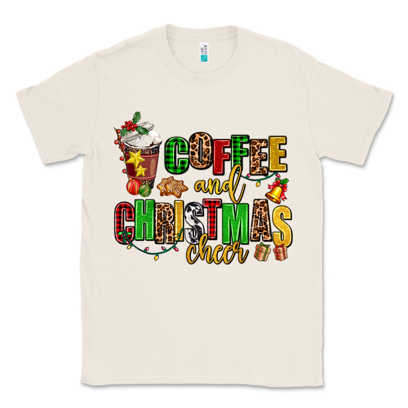 Coffee And Christmas Cheer Classic Tee by AdoDesignShop | Teevron