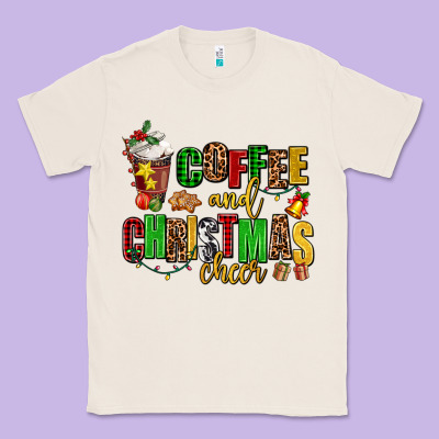 Coffee And Christmas Cheer Classic Tee Designed By Adodesignshop