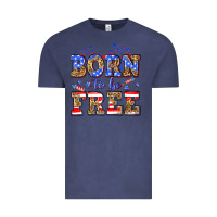 Vintage Denim Born to be free Vintage Tee - Neo Western