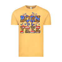 Vintage Mustard Born to be free Vintage Tee - Neo Western