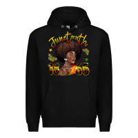 Black juneteenth 1865 black woman Premium Hoodie - LillyAllenDesigns