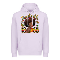 Lilac juneteenth 1865 black woman Premium Hoodie - LillyAllenDesigns