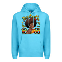 Ocean Blue juneteenth 1865 black woman Premium Hoodie - LillyAllenDesigns