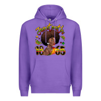 Purple juneteenth 1865 black woman Premium Hoodie - LillyAllenDesigns