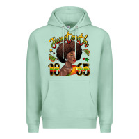 Seafoam juneteenth 1865 black woman Premium Hoodie - LillyAllenDesigns