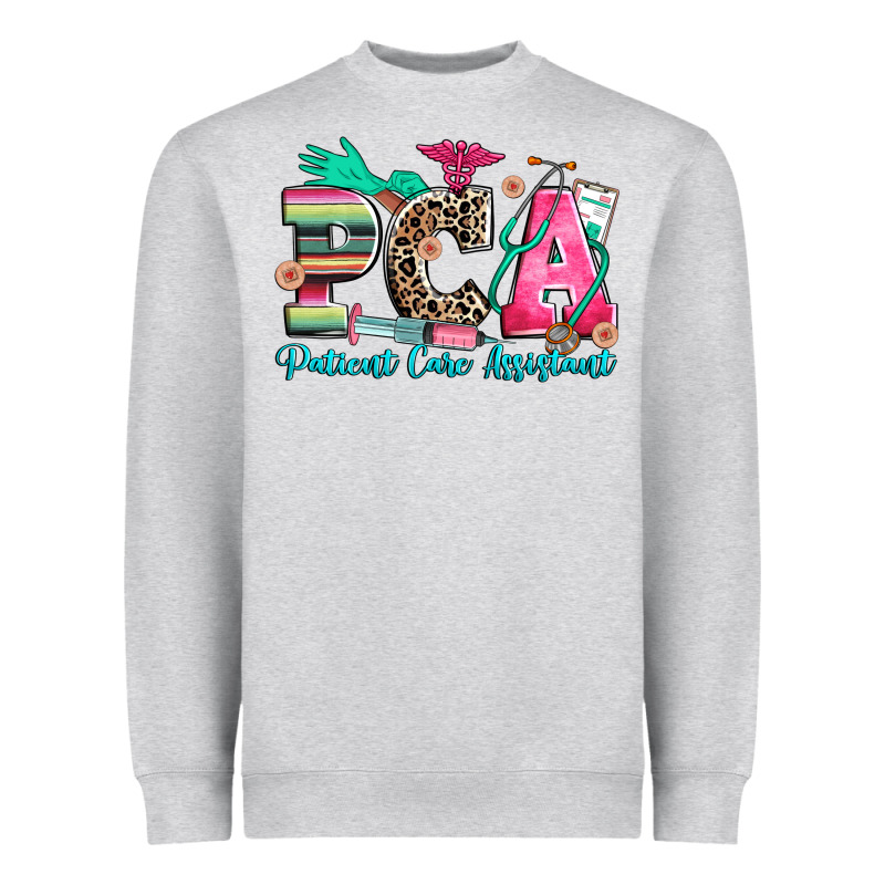 Pca Patient Care Assistant Heavyweight Sweatshirt by Zillion Design Studio | Teevron
