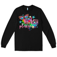 Black beach please Long Sleeve Tee - AdoDesignShop