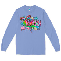 Colony Blue beach please Long Sleeve Tee - AdoDesignShop
