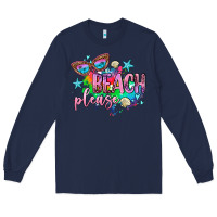 Navy beach please Long Sleeve Tee - AdoDesignShop