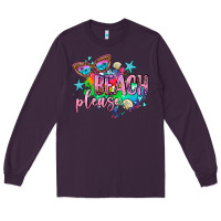 Plum beach please Long Sleeve Tee - AdoDesignShop