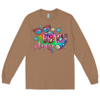 Toasted Coconut beach please Long Sleeve Tee - AdoDesignShop