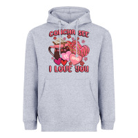 Heather Grey concha see te amo  i love you Heavyweight Hoodie - MaliasSmallBusiness